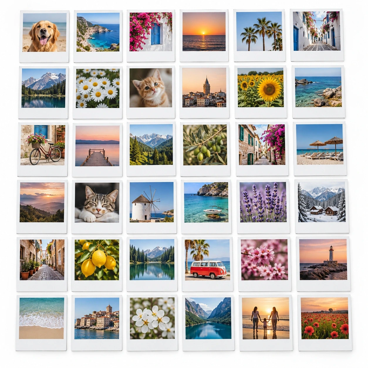 Mini Polaroid Baskı · 36 Adet Mini Polaroid Baskı · 36 Adet