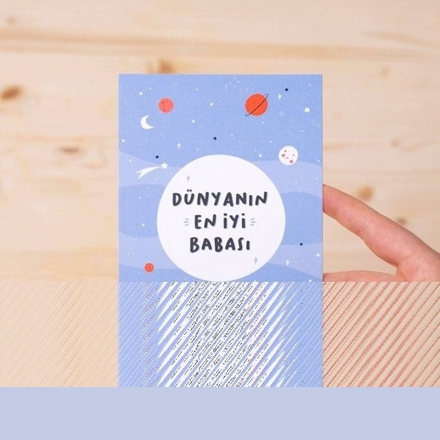 Dünyanın En İyi Babası Motto Kartı | Tekyerde Dünyanın En İyi Babası Motto Kartı | Tekyerde