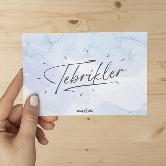 Tebrikler Motto Kart, Tebrikler Mesajlı Kart | Tekyerde 