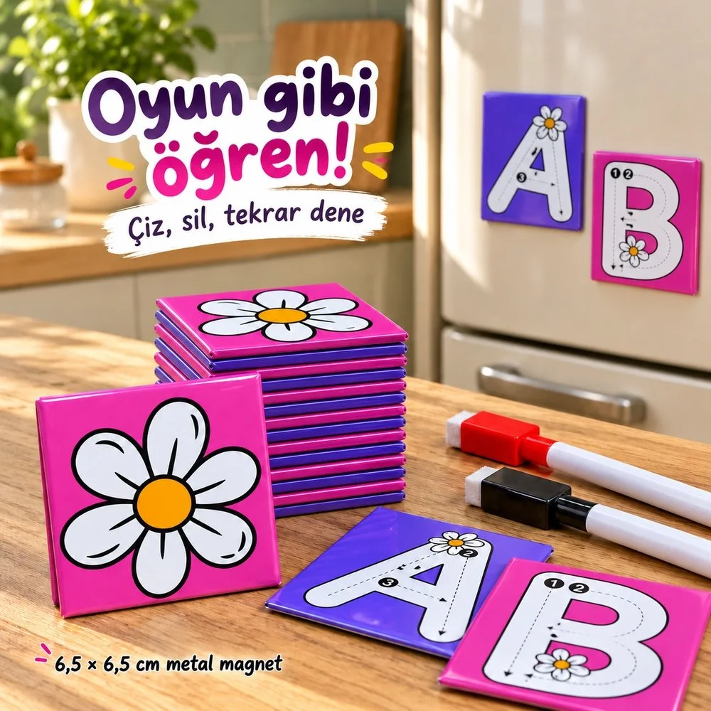 Eğitici Magnetler 24 adet Eğitici Magnetler 24 adet