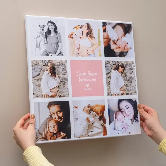 Anneye Hediye Fotoğraflı Kanvas Tablo - 40x40 | Tekyerde Anneye Hediye Fotoğraflı Kanvas Tablo - 40x40 | Tekyerde