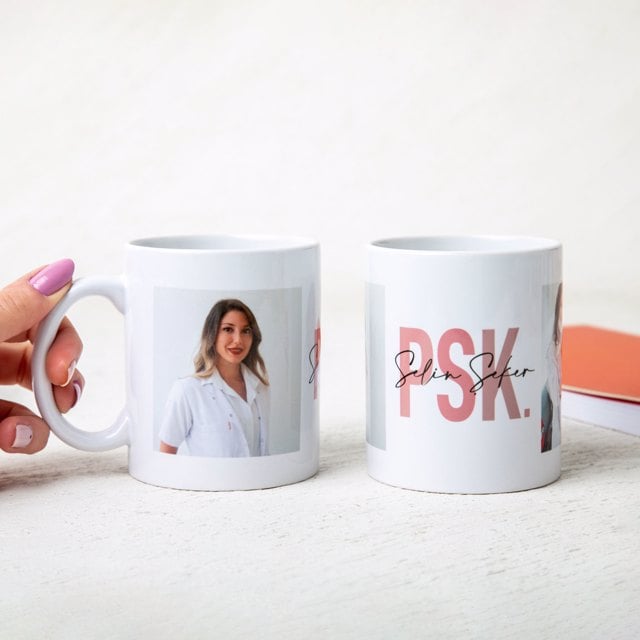 Psikolog Yazılı Fotoğraflı Kupa | Tekyerde