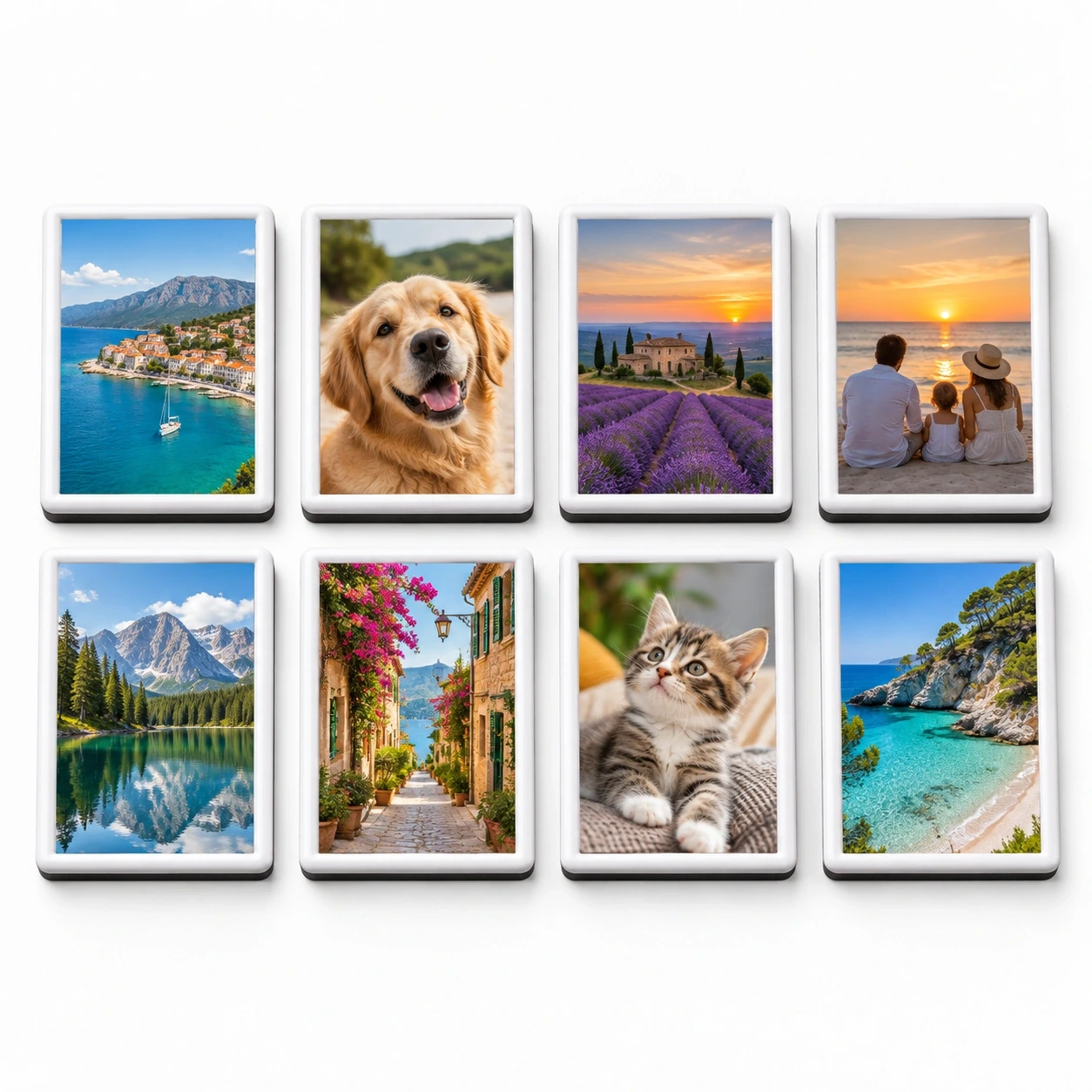 Çerçeveli Dikdörtgen Foto Magnet · 8'li Çerçeveli Dikdörtgen Foto Magnet · 8'li
